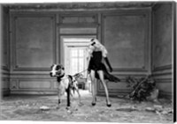 Unconventional Womenscape #7, In the Palace (BW) Fine Art Print