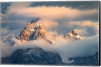 Grand Teton Clouds Color Fine Art Print