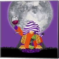 Gnomes of Halloween VI-Wine Fine Art Print