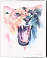 Wild Lioness Fine Art Print