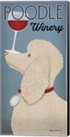 White Poodle Winery Fine Art Print