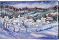 Winter Village Fine Art Print