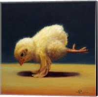 Yoga Chick Crane Fine Art Print