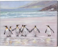 7 Penguins Fine Art Print