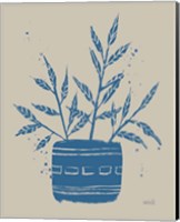 Vallarta Blue Botanical Sketches IX Fine Art Print