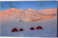 Base Camp at Nevado Alpamayo & Nevado Quitaraju in Peru Fine Art Print