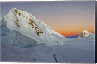 Sunrise on Quitaraju Mountain, Peru Fine Art Print