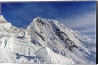 Quitaraju Mountain in the Cordillera Blanca in the Andes Of Peru Fine Art Print