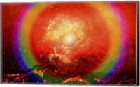 An Exploding Supernova, Death of a Star Fine Art Print