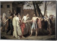 Cincinnatus leaving the Plough to go dictate laws to Rome Fine Art Print