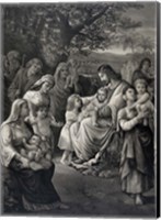 Jesus blessing the Children Fine Art Print