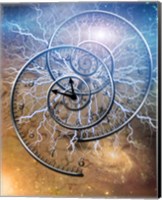 Time Electric Spirals of Eternity Fine Art Print