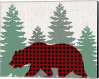 Bear Plaid Fine Art Print