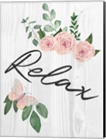 Relax Florals 1 Fine Art Print