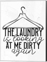 Dirty Laundry BW Fine Art Print