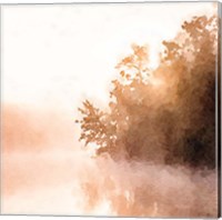 Lake By Sunset Fine Art Print