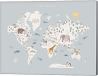 World Map Fine Art Print