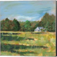Farmhouse Across the Meadow Fine Art Print