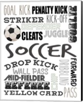 Soccer V2 Fine Art Print