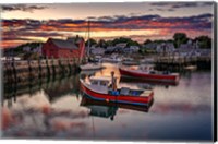 Sunrise in Rockport Fine Art Print