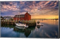 Rockport Harbor at Dawn Fine Art Print