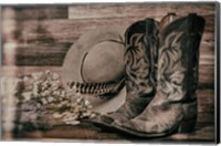 Cowboy Boots III Fine Art Print