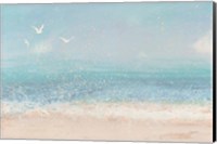 Splatter Beach I Neutral Fine Art Print