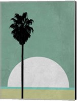 Beach Palm Tree Fine Art Print