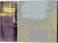 Abstract Purple and Yellow Fine Art Print