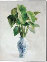 Greenhouse Palm Chinoiserie I Fine Art Print