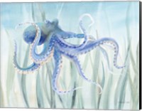 Undersea Octopus Seaweed Fine Art Print