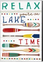 You're on Lake Time Fine Art Print