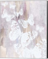 Bright White Butterflies Fine Art Print