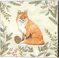 Woodland Animals Fox Fine Art Print