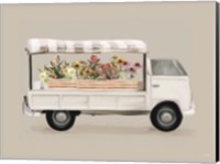 Vintage Flower Truck Fine Art Print