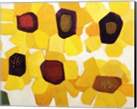 Six Sunflowers Fine Art Print