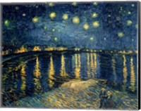 Starry Night over the Rhone, c.1888 Fine Art Print