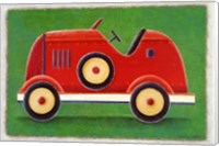 Red Racing Car Fine Art Print