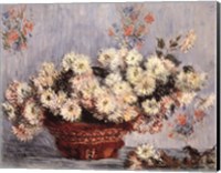 Basket of Chrysanthemums, c.1878 Fine Art Print
