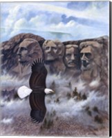 Eagle - Mount Rushmore Fine Art Print
