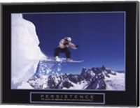 Persistence - Snowboarder Fine Art Print