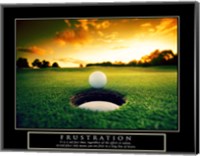Frustration - Golf Ball Fine Art Print