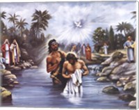 White Baptism Fine Art Print