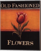 Old Fashioned Flowers - Mini Fine Art Print