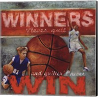 Winners - Basketball Fine Art Print