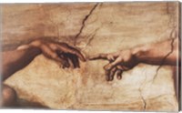 The Creation of Adam (detail) Fine Art Print