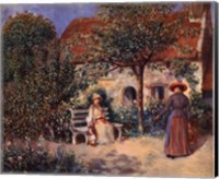 Garden Scene in Brittany, c. 1886 Fine Art Print