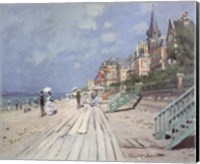 Beach At Trouville Fine Art Print