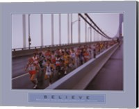Believe - Marathon Runners Fine Art Print