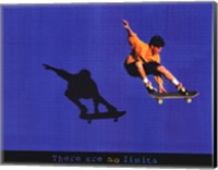 There Are No Limits - Skateboarder Fine Art Print